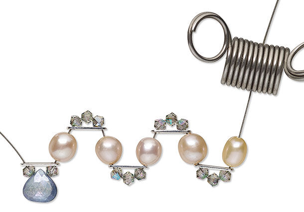 Beads on string with bead stopper